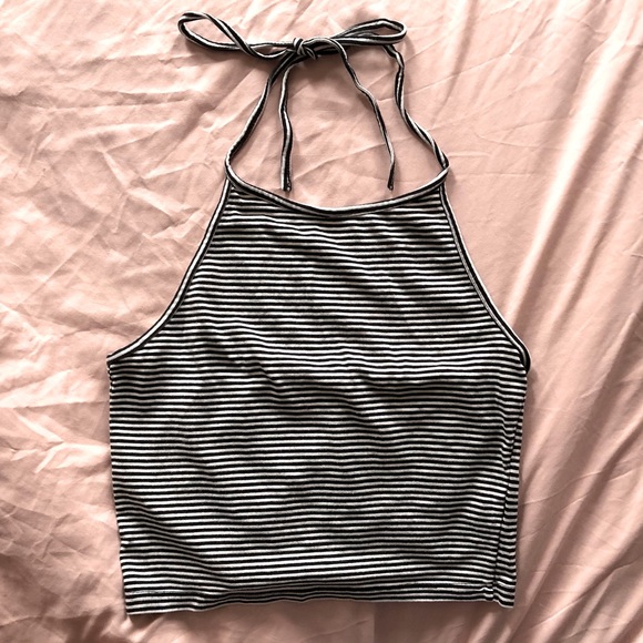 Brandy Melville Tops - Brandy Melville Striped Halter Top